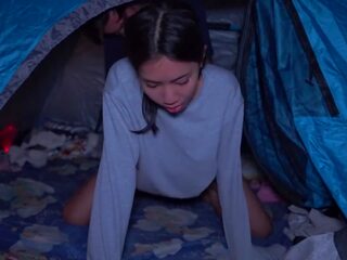 Awam camping xxx filem dalam tent feat. bellamissu